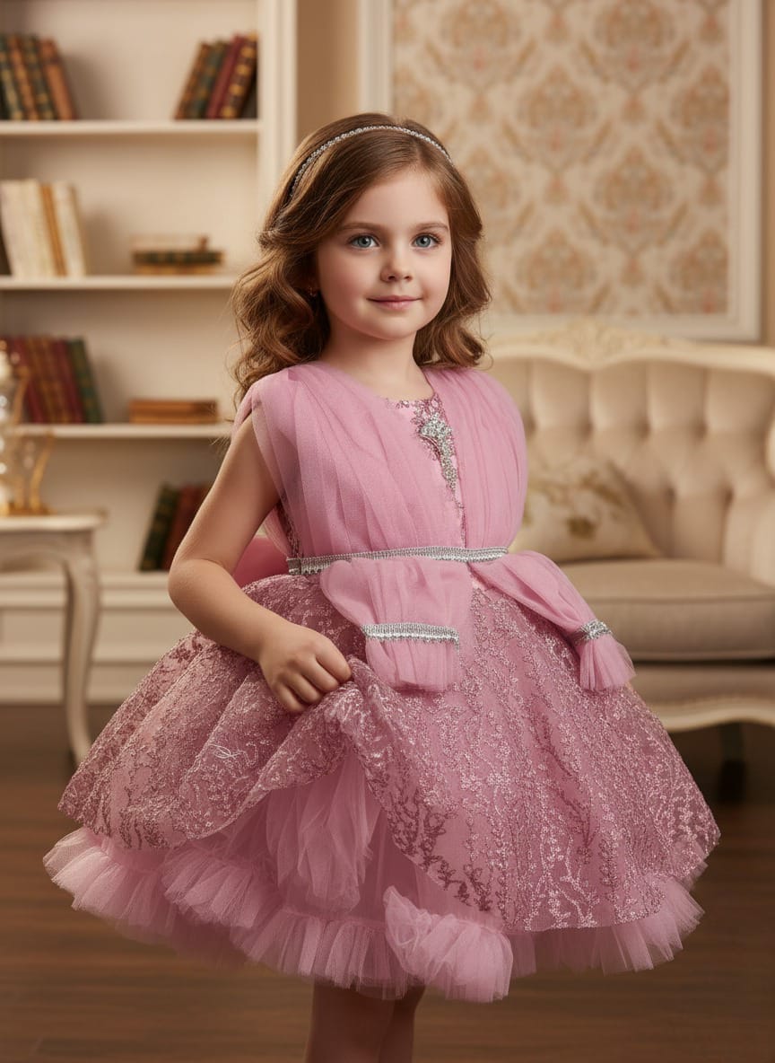 Enchanted Rosette Ball Gown