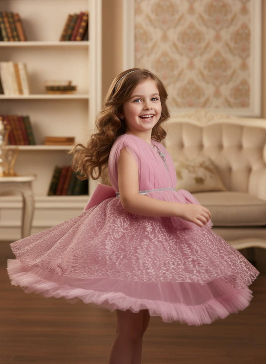 Enchanted Rosette Ball Gown