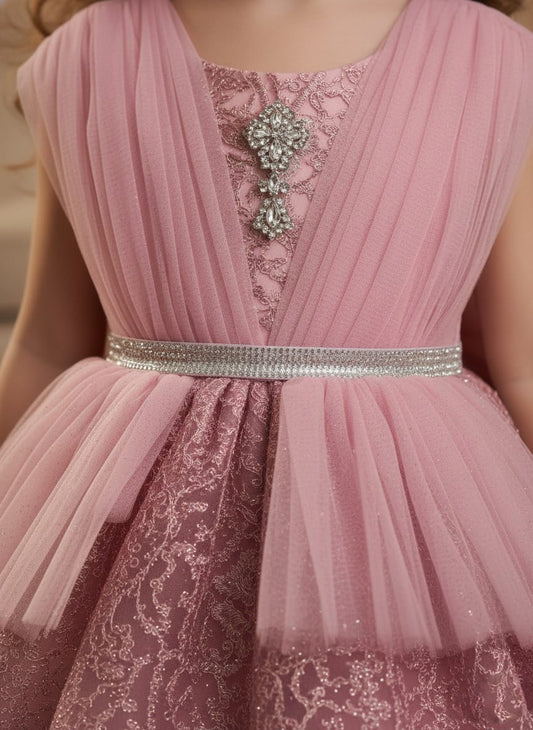 Enchanted Rosette Ball Gown