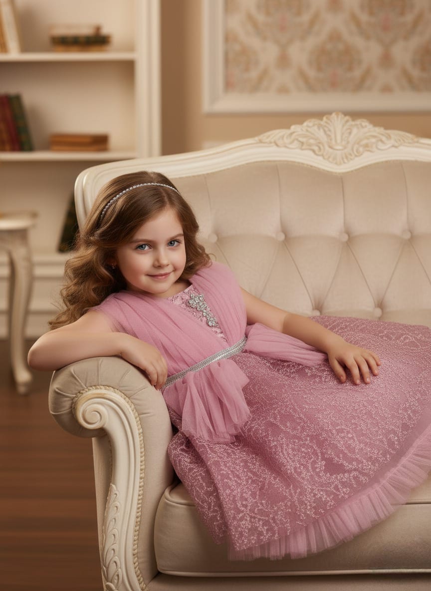 Enchanted Rosette Ball Gown