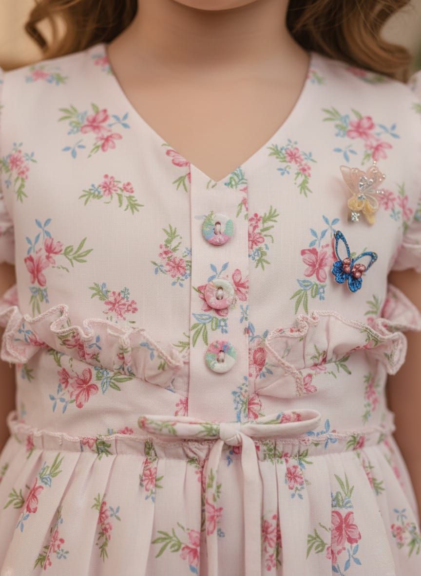 Sweetheart Floral Tea Dress