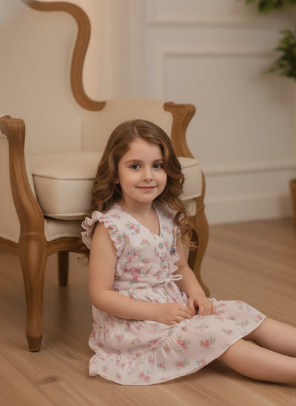 Sweetheart Floral Tea Dress