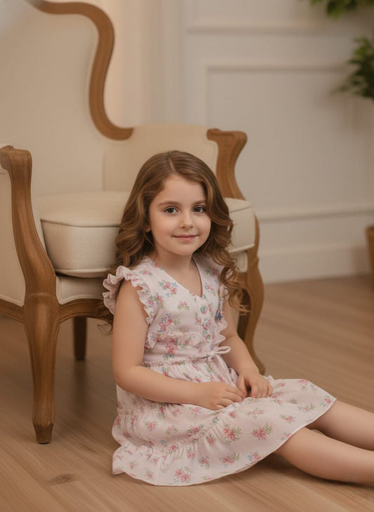 Sweetheart Floral Tea Dress