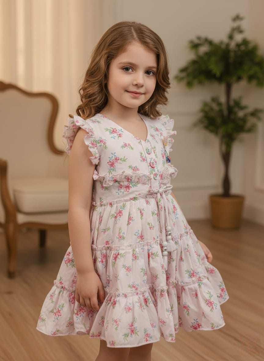 Sweetheart Floral Tea Dress