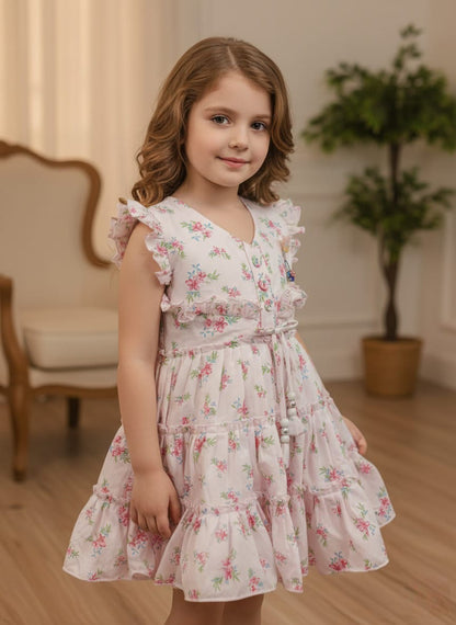 Sweetheart Floral Tea Dress