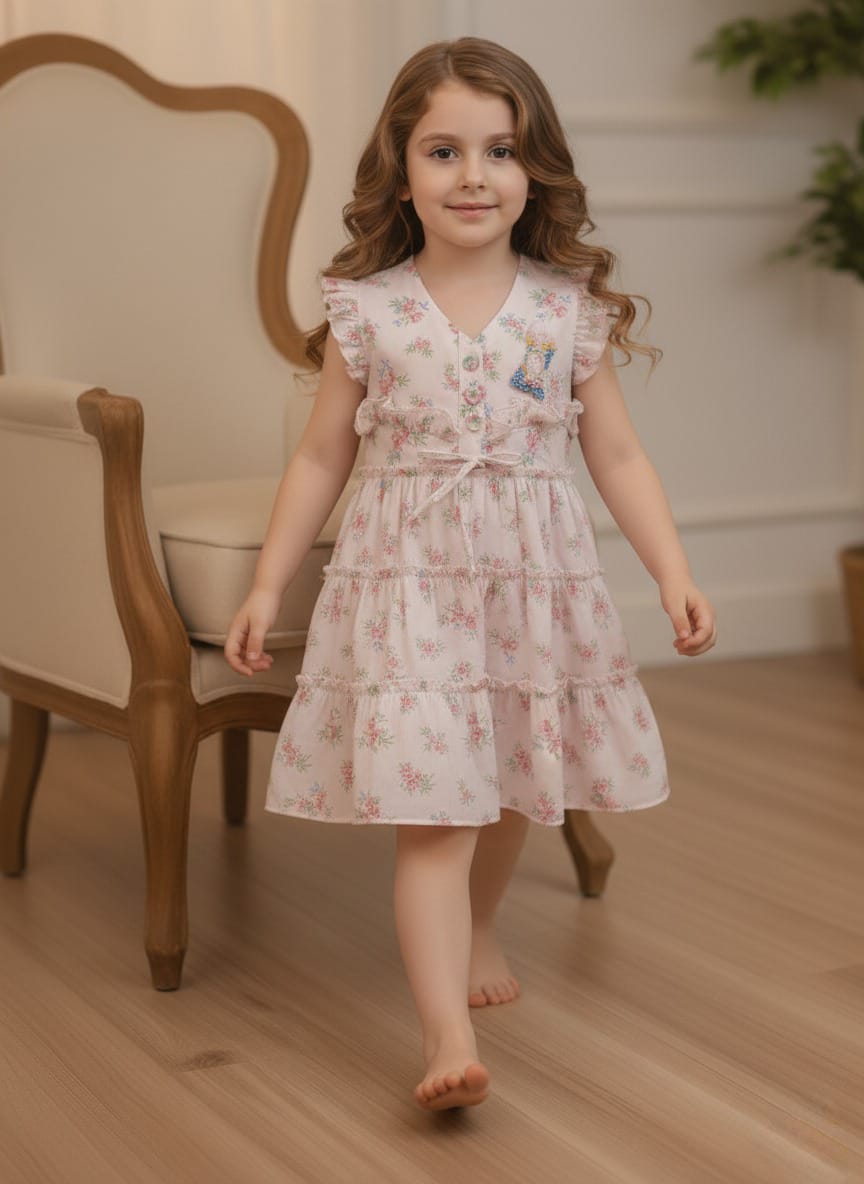 Sweetheart Floral Tea Dress