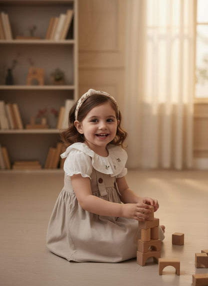 The Daisy Meadow Pinafore Dress