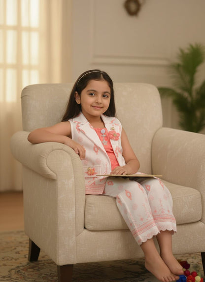 Kids Layered Organza Party Frock