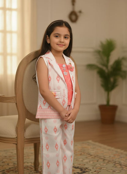 Kids Layered Organza Party Frock