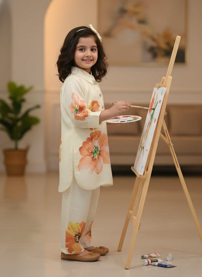 Toddler Sleeveless Flower Tie Frock