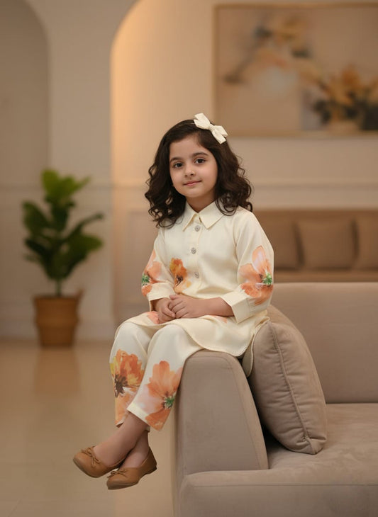 Toddler Sleeveless Flower Tie Frock