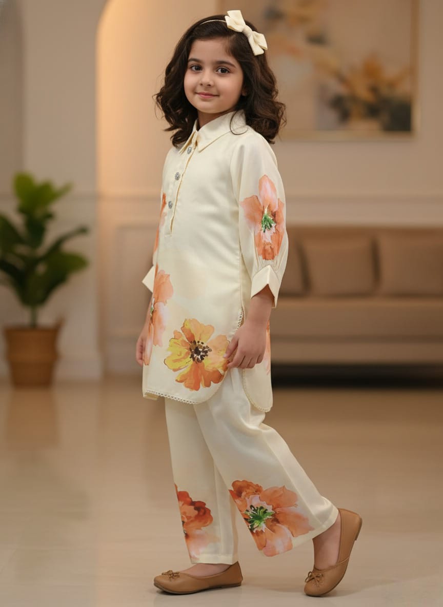 Toddler Sleeveless Flower Tie Frock