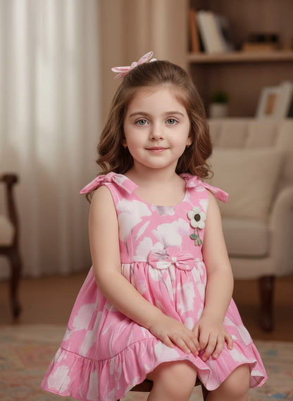 Dark Floral Ruffle Top Shorts Set